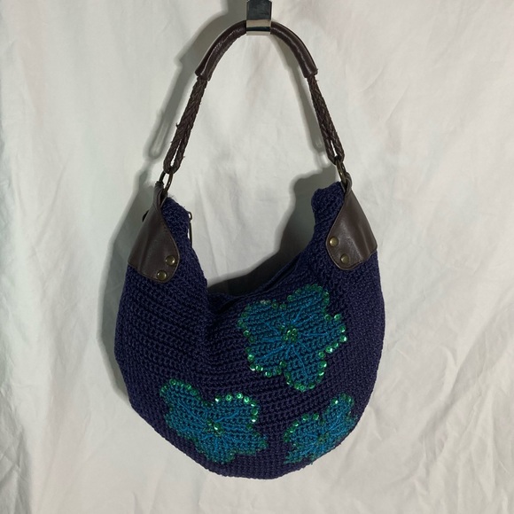 Vintage 2000s Blue and Teal Flowers - Picture 1 of 12